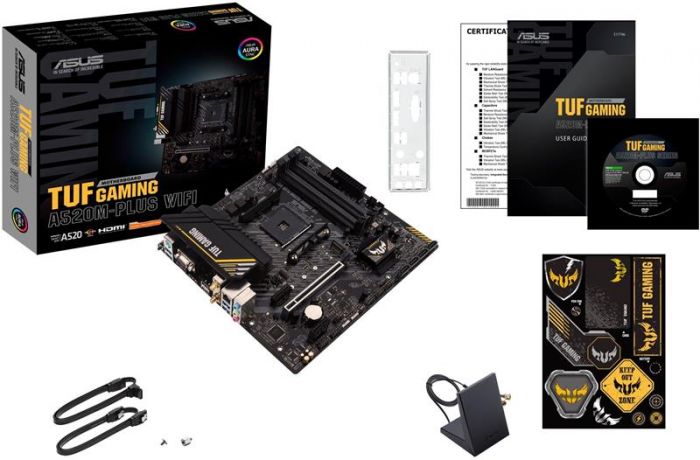 Материнська плата Asus TUF Gaming A520M-Plus WIFI Socket AM4