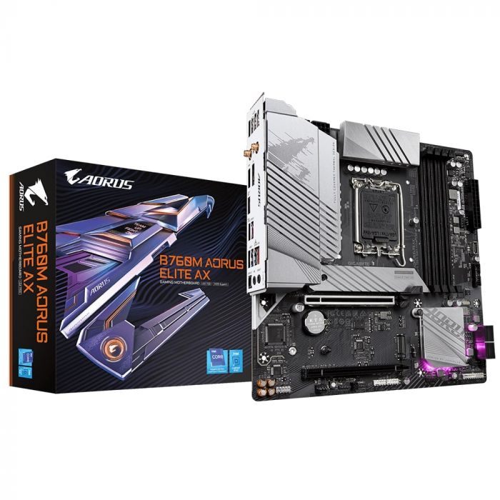 Материнська плата Gigabyte B760M Aorus Elite AX Socket 1700