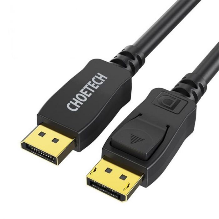 Кабель Choetech DisplayPort - DisplayPort (M/M), 2 м, Black (XDD01-BK)