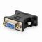 Адаптер Cablexpert DVI A 24+5 pin - VGA 15 pin (M/F), Black (A-DVI-VGA-BK)