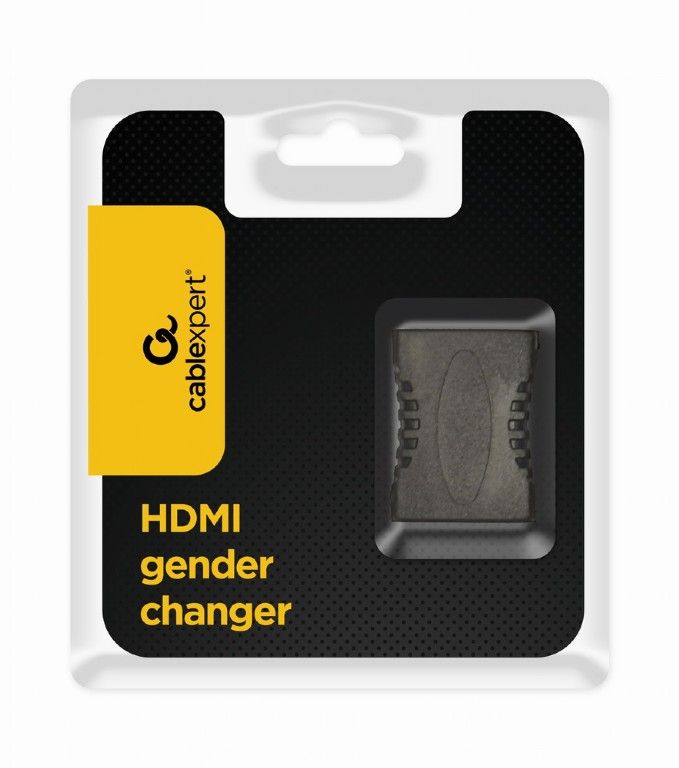 Адаптер Cablexpert HDMI - HDMI (F/F), Black (A-HDMI-FF)