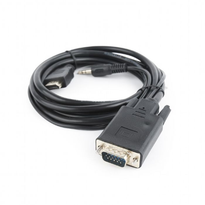 Кабель Cablexpert HDMI - VGA, (M/F), 5 м, Black (A-HDMI-VGA-03-5M)