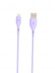 Кабель SkyDolphin S22L Soft Silicone USB - Lightning (M/M), 1 м, Violet (USB-000600)