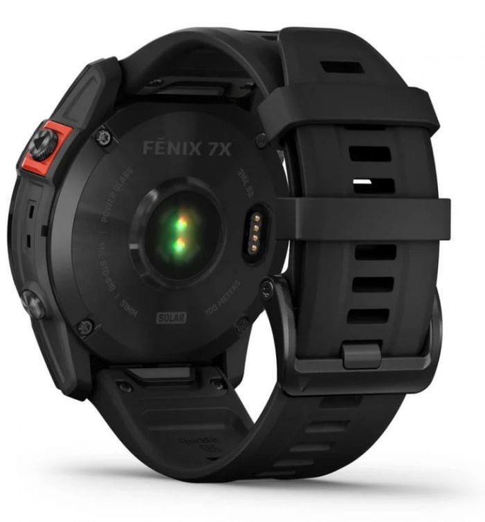 Смарт-годинник Garmin Fenix 7X Solar Slate Gray with Black Band (010-02541-0A)