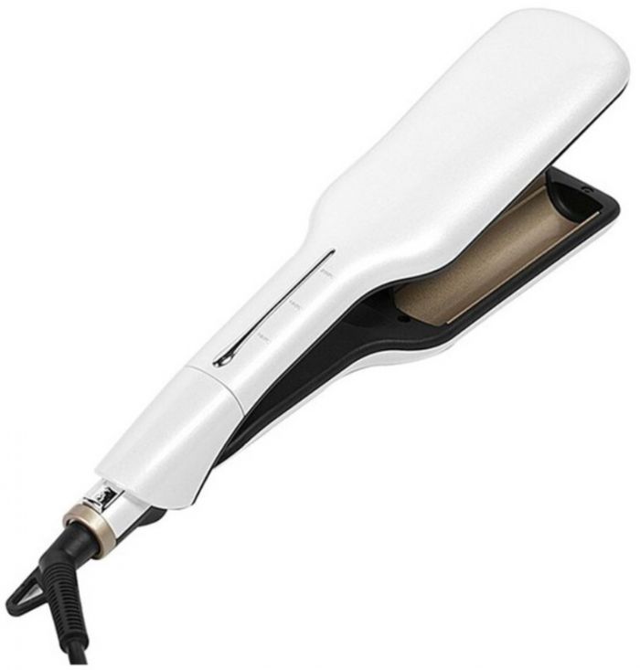 Прилад для укладання волосся Xiaomi Enchen Hair Straightener Enrollor Pro White EU хвиля