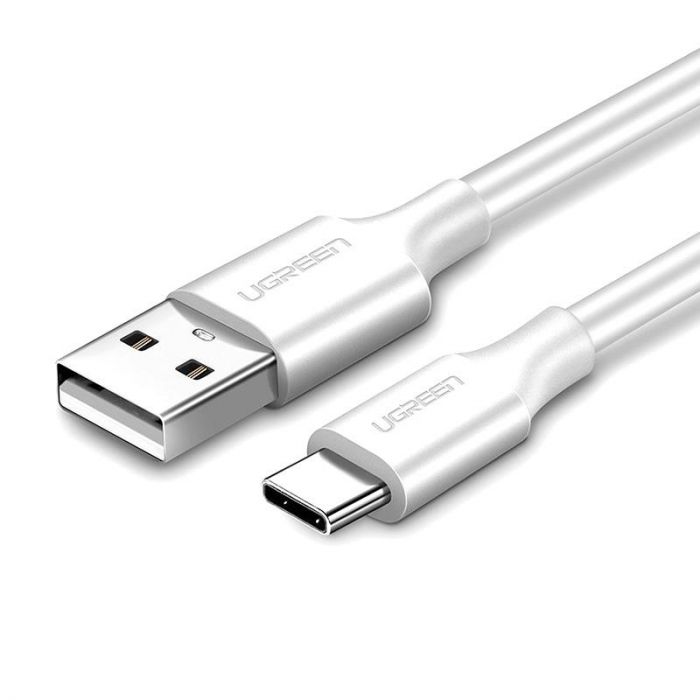 Кабель Ugreen US287 USB - USB-C, 1м, White (60121)