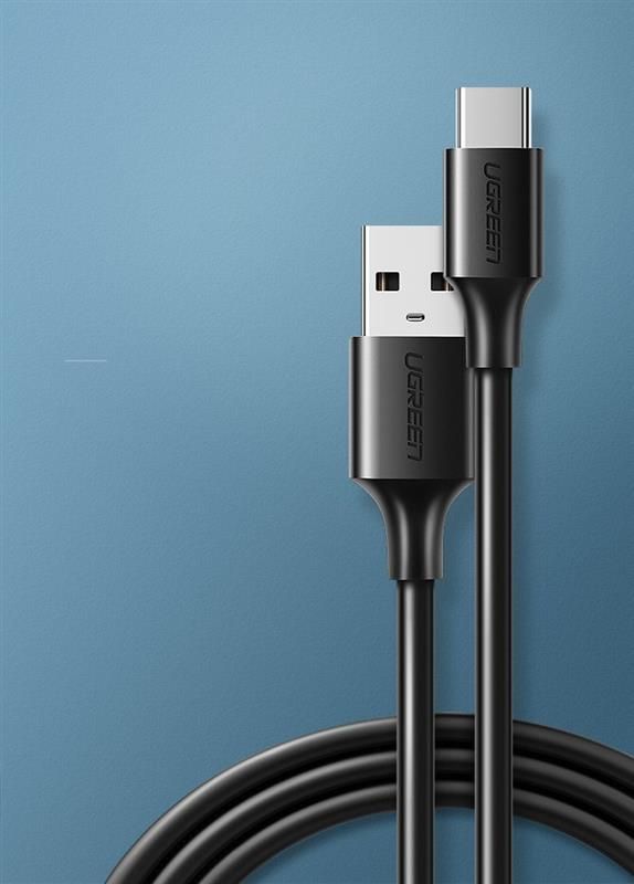 Кабель Ugreen US287 USB - USB-C, 1м, Black (60116)