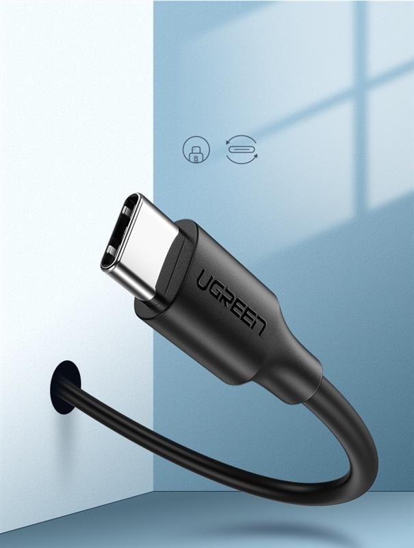 Кабель Ugreen US287 USB - USB-C, 1.5м, Black (60117)