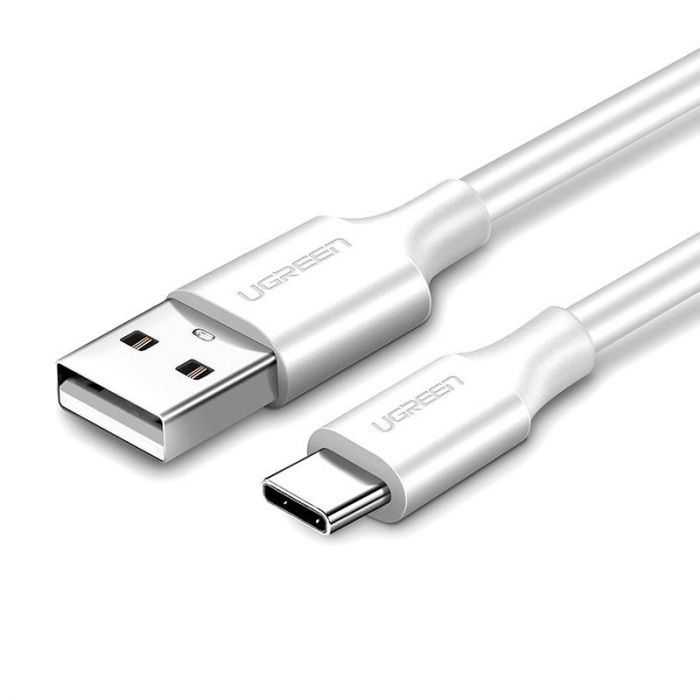 Кабель Ugreen US287 USB - USB-C, 2м, White (60123)