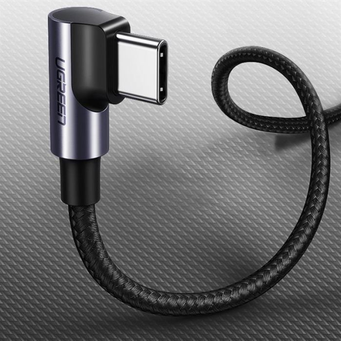 Кабель Ugreen US255 USB-C - USB-C, 3м, Black (80714)