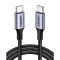 Кабель Ugreen US316 USB-C - USB-C, 1.5м, Gray (70428)