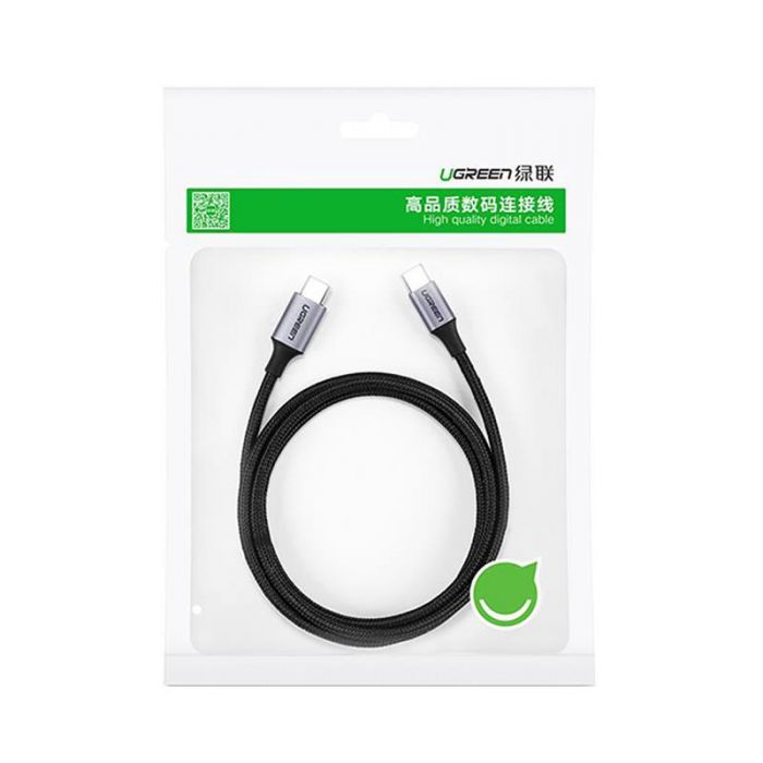 Кабель Ugreen US261 USB Type-C - USB Type-C (M/M), 2 м, Black (50152)