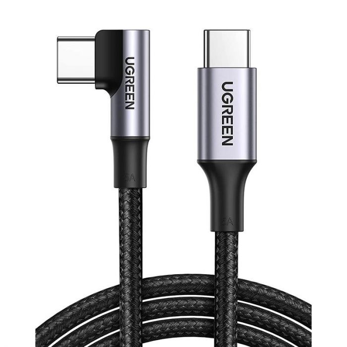 Кабель Ugreen US334 USB-C - USB-C, 2м, Black (70645)