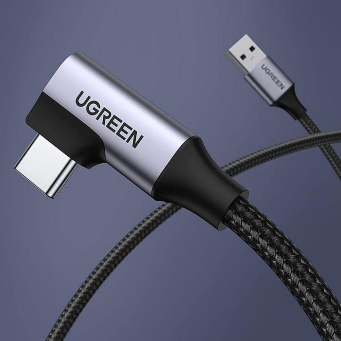 Кабель Ugreen US385 USB - USB-C, 1м, Black (20299)