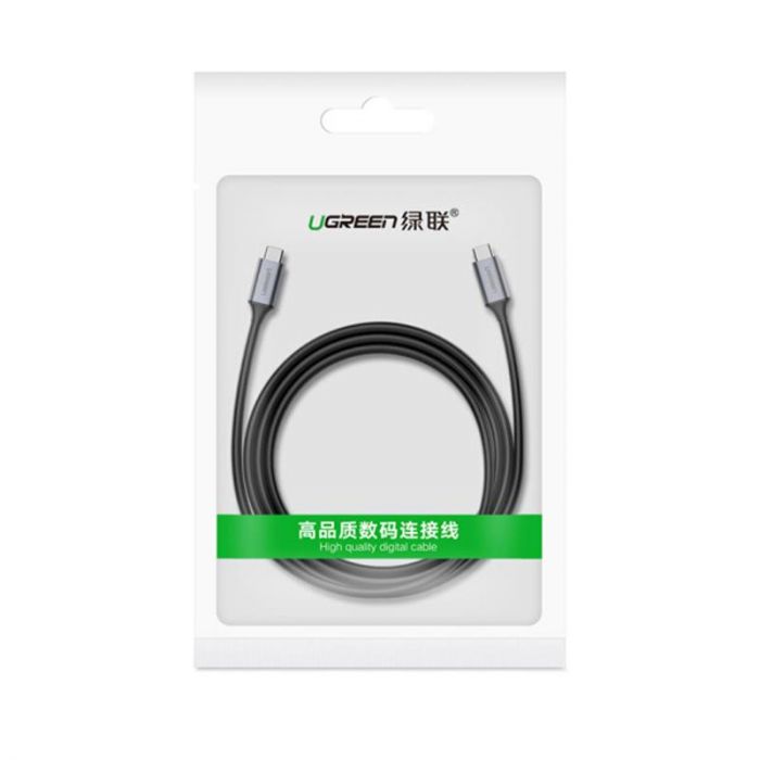 Кабель Ugreen US161 USB - USB-C, 1.5м, Gray (50751)