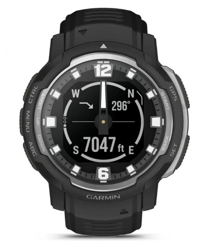 Смарт-годинник Garmin Instinct Crossover Black (010-02730-03)