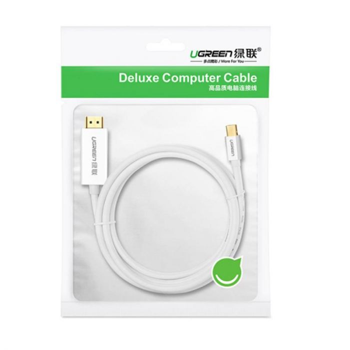 Кабель Ugreen MM121 USB Type-C - HDMI (M/M), 1.5 м, White (30841)