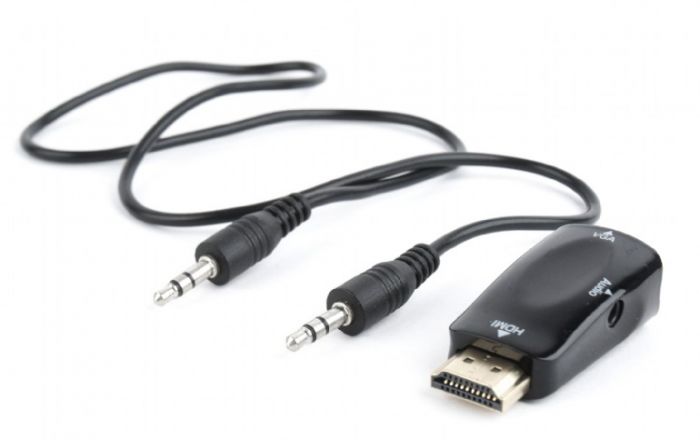 Адаптер Cablexpert HDMI - VGA, (M/F), Black (A-HDMI-VGA-02)
