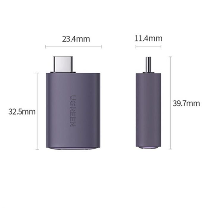 Адаптер Ugreen US320 USB Type-C - HDMI, Space Gray (70450)