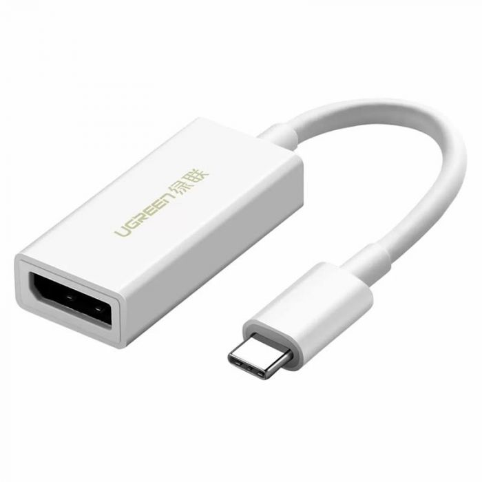 Адаптер Ugreen MM130 DisplayPort - USB Type-C (F/M), Gray (40372)
