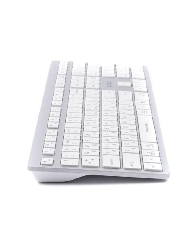 Клавіатура бездротова A4Tech Fstyler FBX50C White