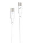 Кабель ACCLAB PwrX USB Type-C-USB Type-C 1.2 м 60W White (1283126559563)