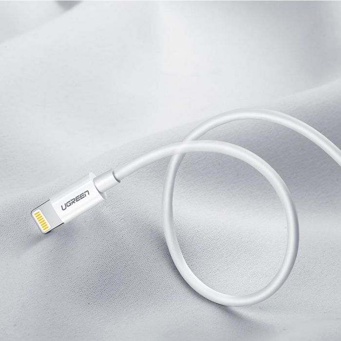 Кабель Ugreen US155 USB - Lightning, 2м, White (20730)