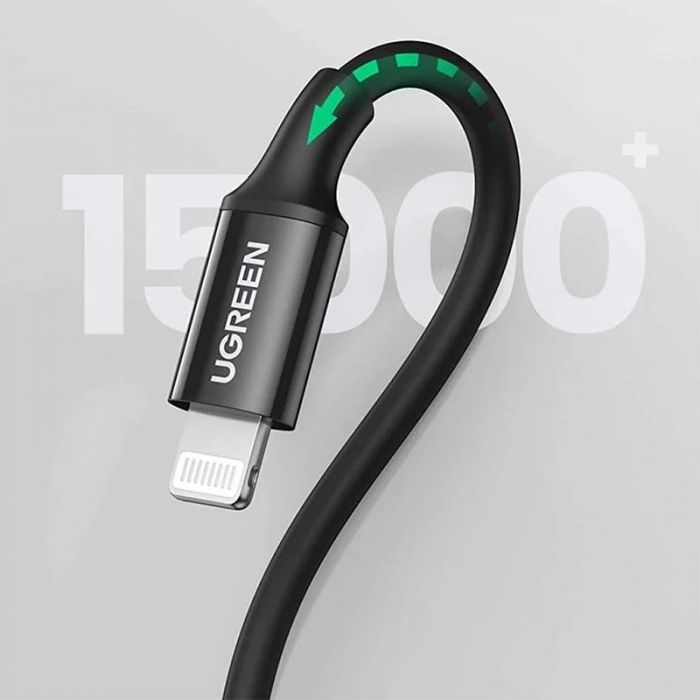 Кабель Ugreen US171 USB-C - Lightning, 1м, Black (60751)