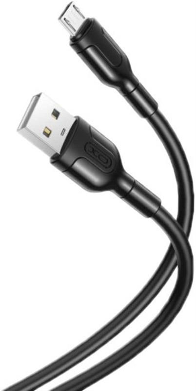 Кабель XO NB212 USB-microUSB 2.1A 1м Black (XO-NB212m-BK)