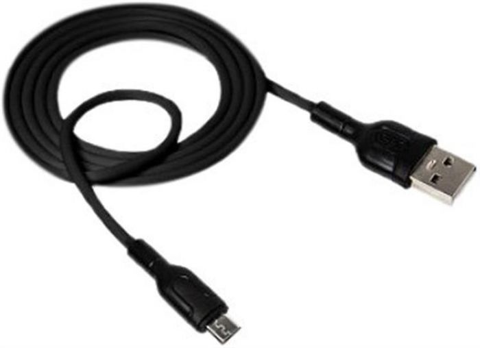 Кабель XO NB212 USB-microUSB 2.1A 1м Black (XO-NB212m-BK)