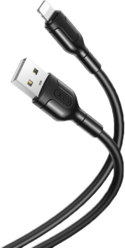 Кабель XO NB212 USB-Lightning 2.1A 1м Black (XO-NB212i-BK)