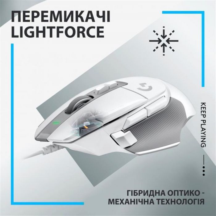 Мишка Logitech G502 X White (910-006146)