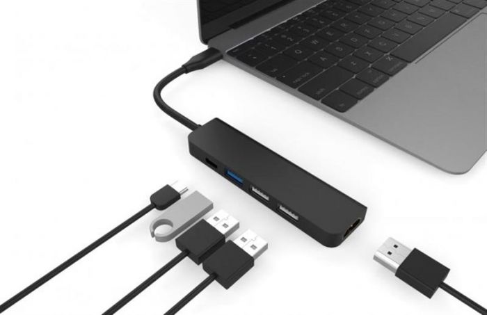 Концентратор USB-C XoKo AC-405