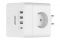 Мережевий адаптер 2E 4XSchuko із захистом від імпульсних стрибків напруги, 3*USB-A, 1*USB-C, white (2E-AD431WH)
