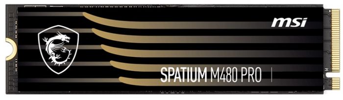 Накопичувач SSD 2TB MSI Spatium M480 Pro M.2 2280 PCIe 4.0 x4 NVMe 3D NAND TLC (S78-440Q600-P83)