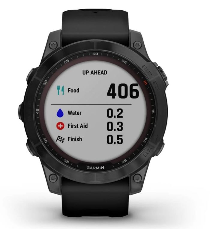 Смарт-годинник Garmin Fenix 7 Sapphire Solar Black DLC Titanium with Black Band (010-02540-47)