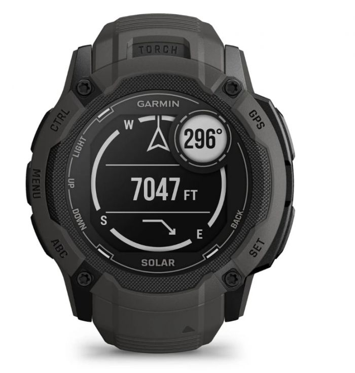 Смарт-годинник Garmin Instinct 2X Solar Graphite (010-02805-24)