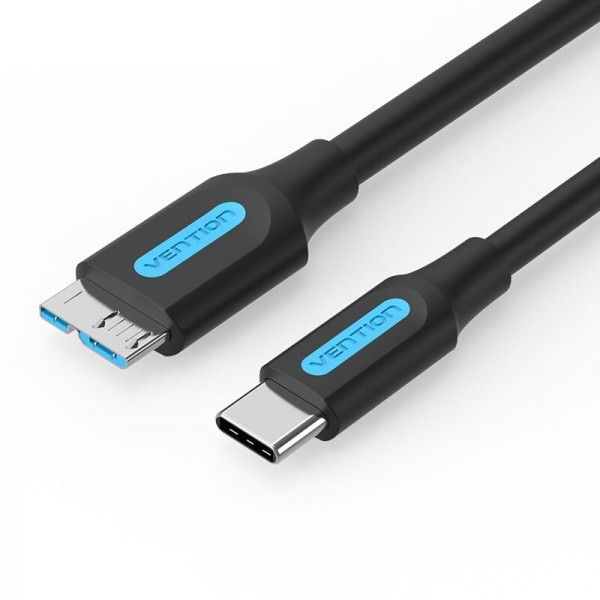 Кабель Vention USB Type-C - micro USB Type-B (M/M), 1 м, Black (CQABF)