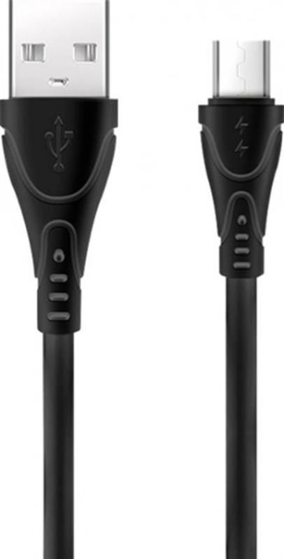 Кабель XoKo SC-112m USB-MicroUSB, 1 м Black (XK-SC-112m-BK)