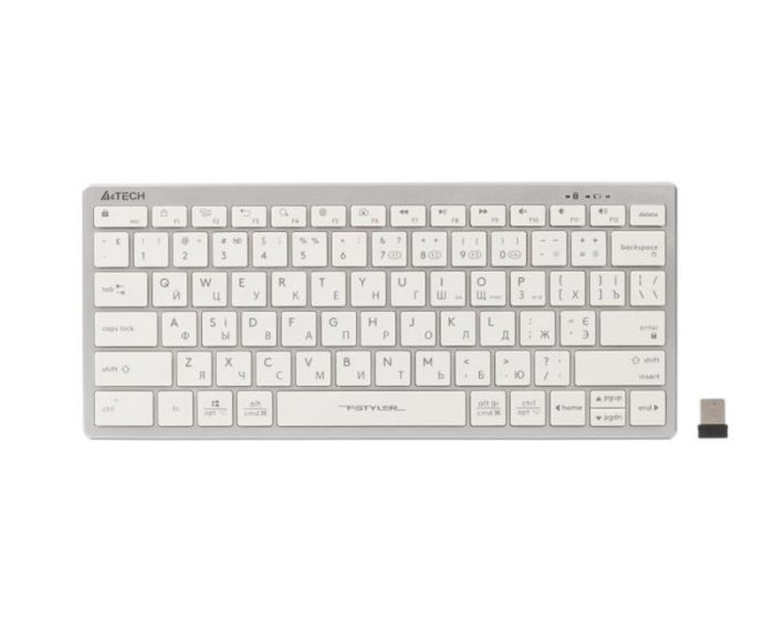 Клавіатура A4Tech Fstyler FBX51C White