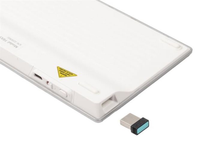 Клавіатура бездротова A4Tech Fstyler FBX51C White