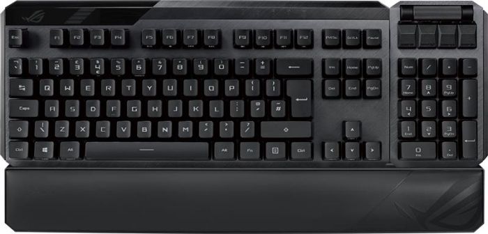 Клавіатура бездротова Asus ROG Claymore II RD RGB WL Black (90MP01W0-BKUA01)