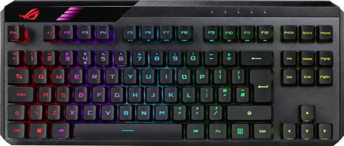 Клавіатура бездротова Asus ROG Claymore II RD RGB WL Black (90MP01W0-BKUA01)