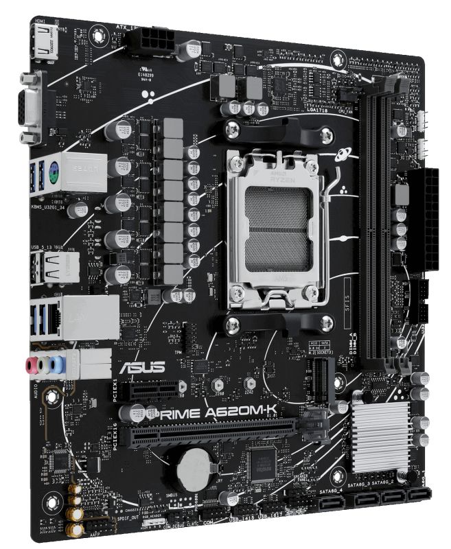 Материнська плата Asus Prime A620M-K Socket AM5