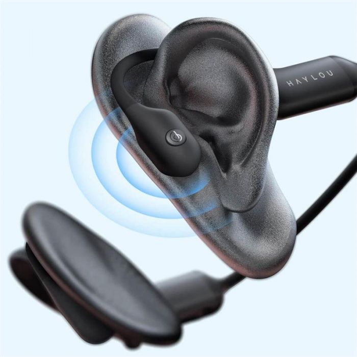 Bluetooth-гарнітура Haylou PurFree BC01 Wireless Bone Conduction Headphones Black (HAYLOU-BC01-BK)