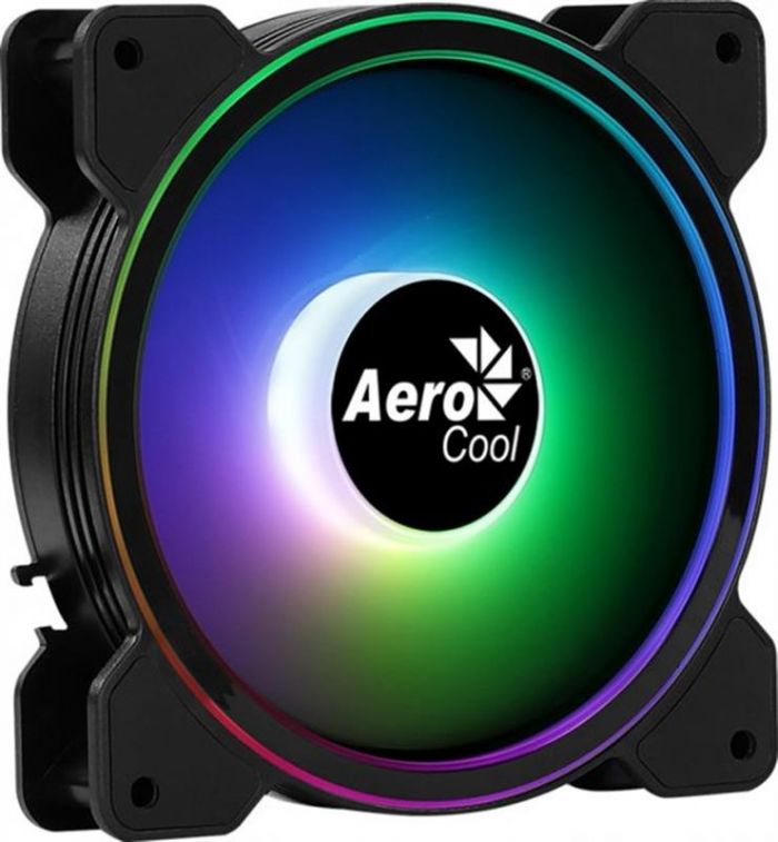 Вентилятор AeroCool Saturn 12F ARGB (ACF3-ST10237.01), 120х120х25 мм, 6-Pin