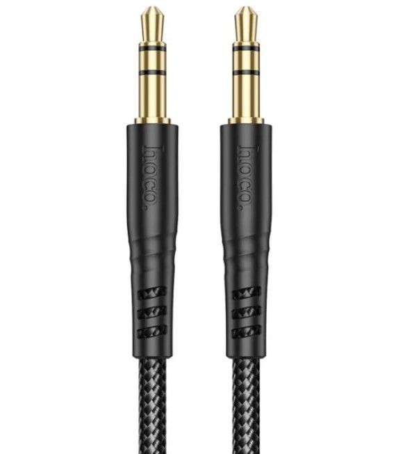 Аудіо-кабель Hoco UPA24 3.5мм - 3.5 мм (M/M), 1 м, Black (UPA241B)