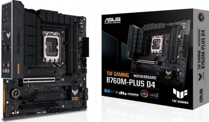 Материнська плата Asus TUF Gaming B760M-Plus D4 Socket 1700