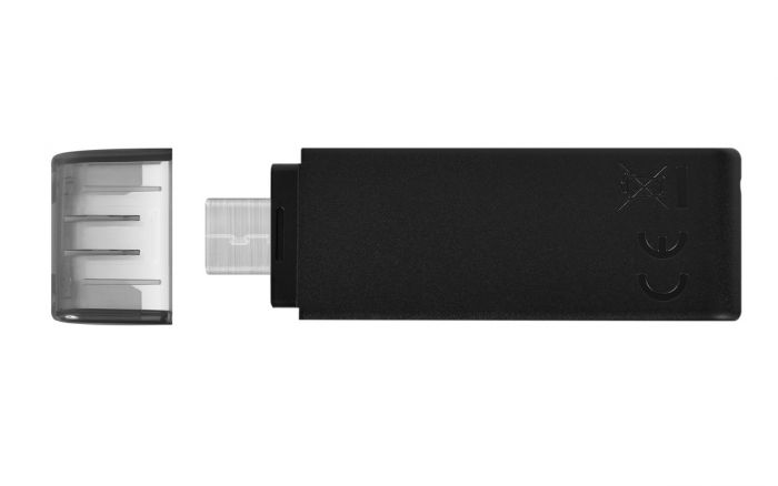 Флеш-накопичувач USB3.2 64GB Type-C Kingston DataTraveler 70 Black (DT70/64GB)