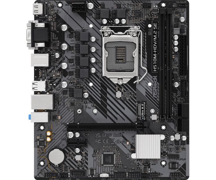 Материнська плата ASRock H510M-HDV/M.2 SE Socket 1200